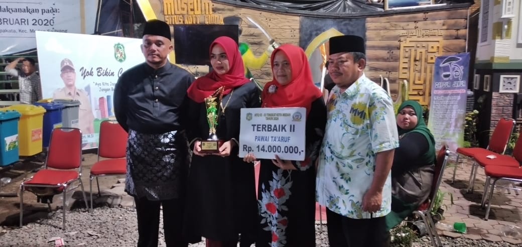 Penutupan MTQ Kota Medan Ke-53 Tahun 2020. Medan Marelan, Juara II Pawai Ta'aruf